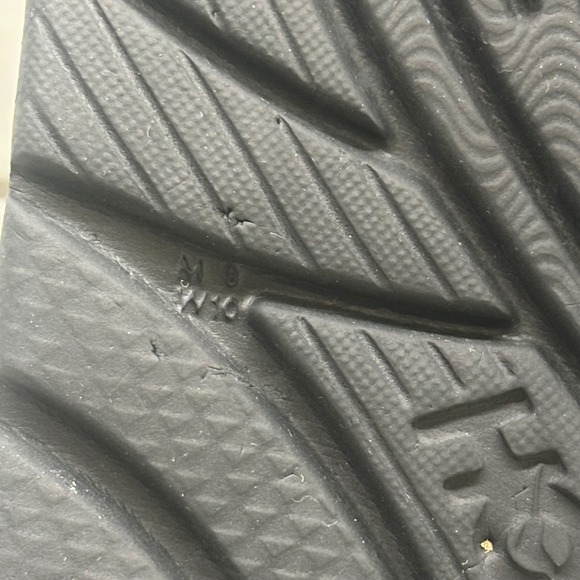 Hoka One One Men's 8 Ora Recovery‎ Flip Flops Black Womens 10 Comfort - Picture 7 of 9